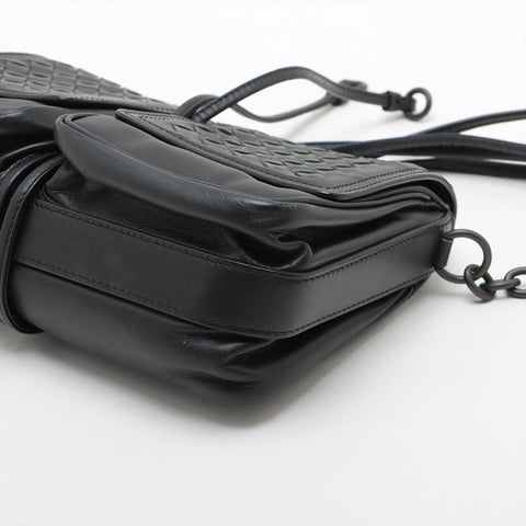 BOTTEGAVENETA INTRECCIATO Nappa leather Shoulder Bag black WS15629