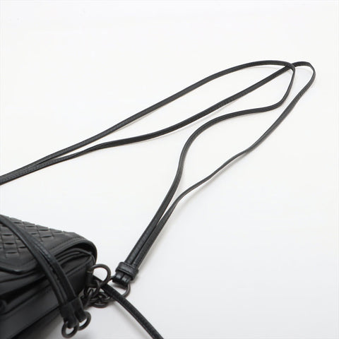 BOTTEGAVENETA INTRECCIATO Nappa leather Shoulder Bag black WS15629