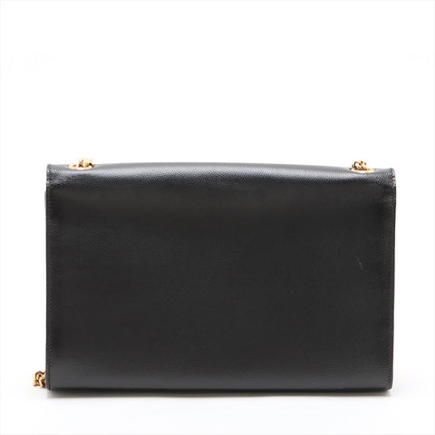 YVES SAINT LAURENT Leather Kate Shoulder Bag black WS15630