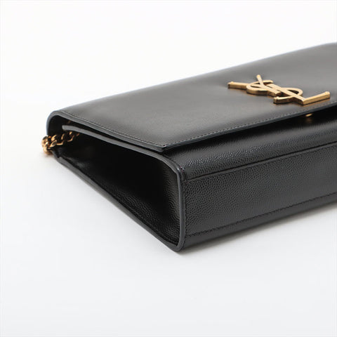 YVES SAINT LAURENT Leather Kate Shoulder Bag black WS15630
