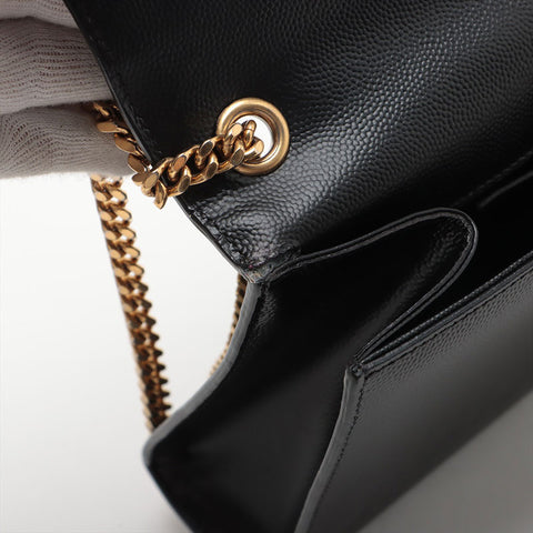 YVES SAINT LAURENT Leather Kate Shoulder Bag black WS15630