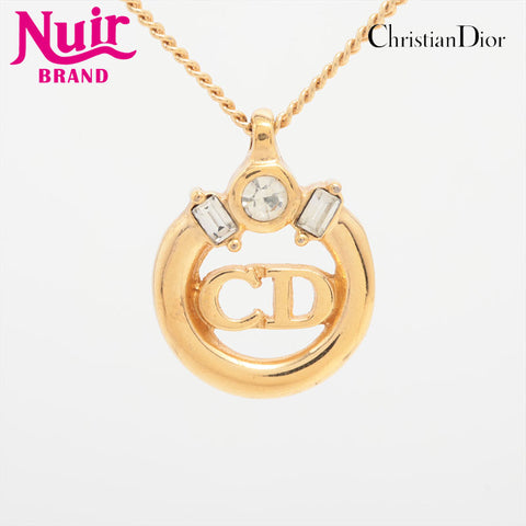 Christian Dior CD logo Necklace gold WS15633