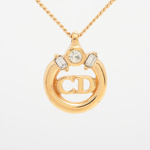 Christian Dior CD logo Necklace gold WS15633