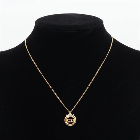 Christian Dior CD logo Necklace gold WS15633