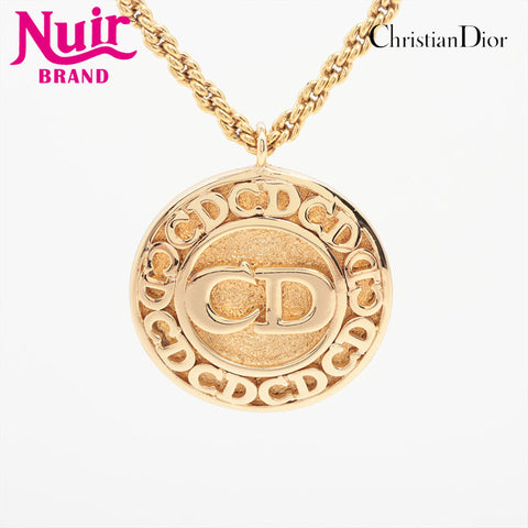 Christian Dior CD logo Necklace gold WS15634