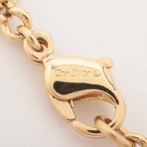 Christian Dior CD logo Necklace gold WS15634