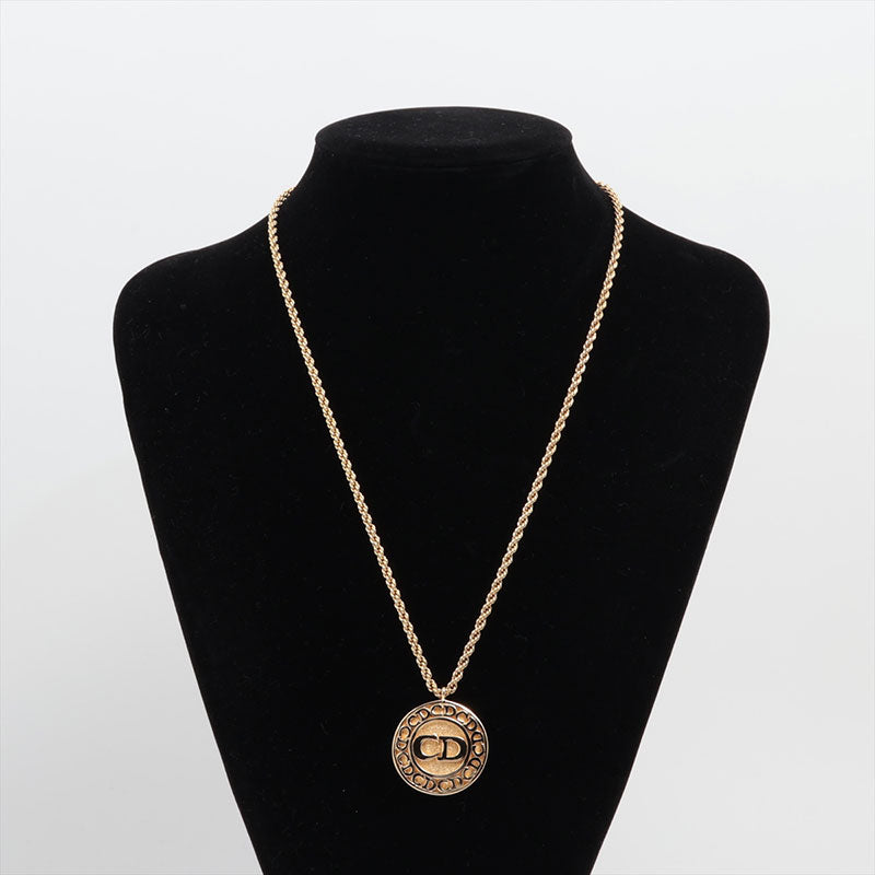Christian Dior CDロゴトップ ゴールドカラー ネックレス クリスチャンディオール Christian Dior CDロゴ ネックレス