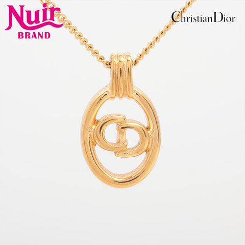 Christian Dior CD logo Necklace gold WS15637
