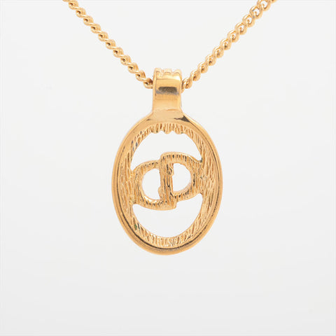 Christian Dior CD logo Necklace gold WS15637