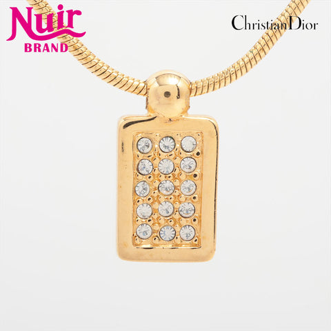 Christian Dior Trotter plate Necklace gold WS15638