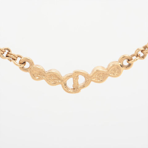 Christian Dior CD logo Necklace gold WS15639