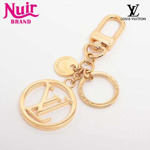 LOUIS VUITTON LV Circle 2022 Portocle key ring gold WS15647