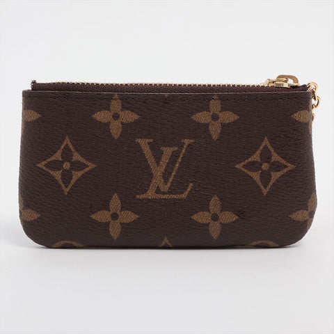 LOUIS VUITTON 2023 Monogram Pochette Cle Coin case Brown WS15651
