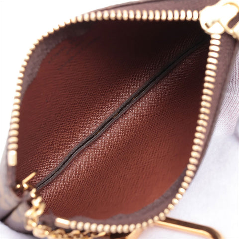 LOUIS VUITTON 2023 Monogram Pochette Cle Coin case Brown WS15651