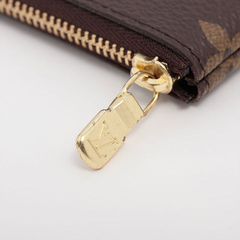 LOUIS VUITTON 2023 Monogram Pochette Cle Coin case Brown WS15651