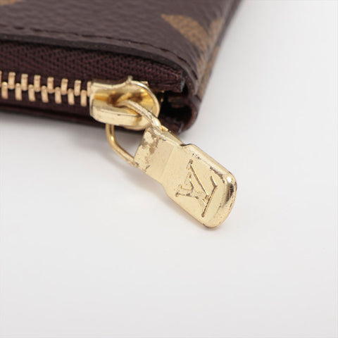 LOUIS VUITTON 2023 Monogram Pochette Cle Coin case Brown WS15651