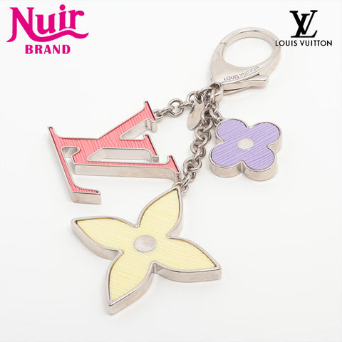 LOUIS VUITTON 2014 Bijoux Sac Fleur de Epi D key ring multicolor WS15652