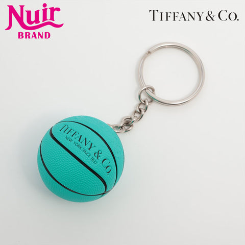 TIFFANY&Co. basketball key ring blue WS15654