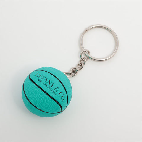 TIFFANY&Co. basketball key ring blue WS15654