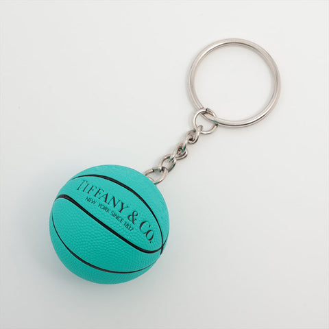 TIFFANY&Co. basketball key ring blue WS15654