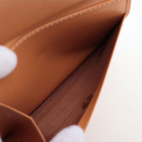 CELINE PVC Macadam Bifold Wallet Brown WS15657