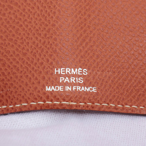 HERMES Bearn Constance Epsomx Metal □J stamp 2006 Key holder  Brown WS15660