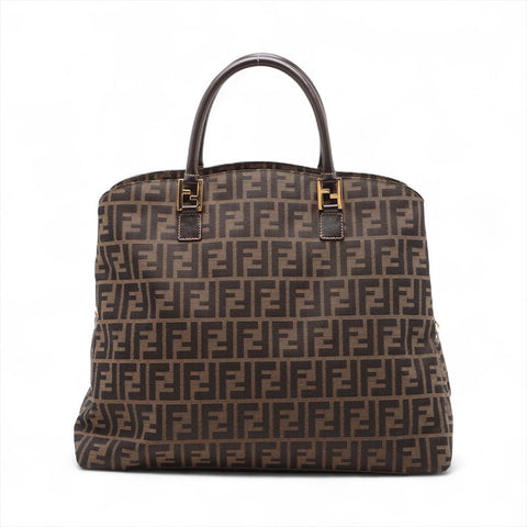 FENDI Zucca Tote Bag Brown WS15670