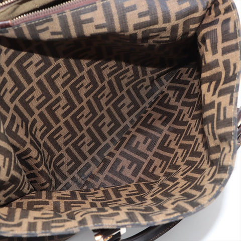 FENDI Zucca Tote Bag Brown WS15670