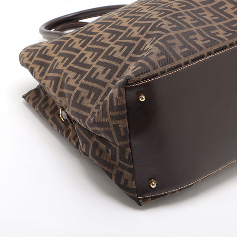FENDI Zucca Tote Bag Brown WS15670