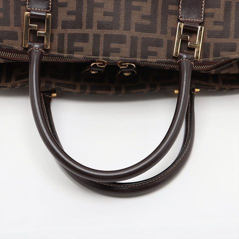 FENDI Zucca Tote Bag Brown WS15670