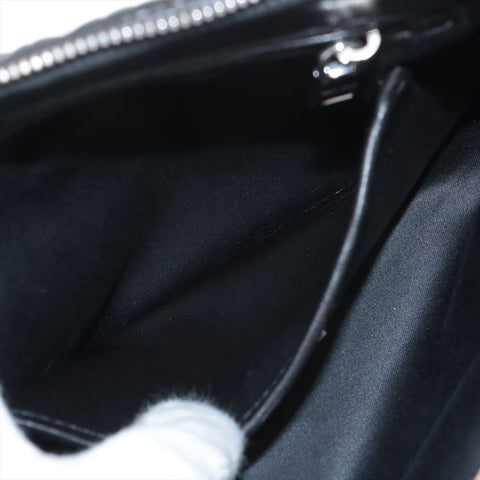 Miu Miu Matelasse Nappa Leather Chain Shoulder Bag black WS15676