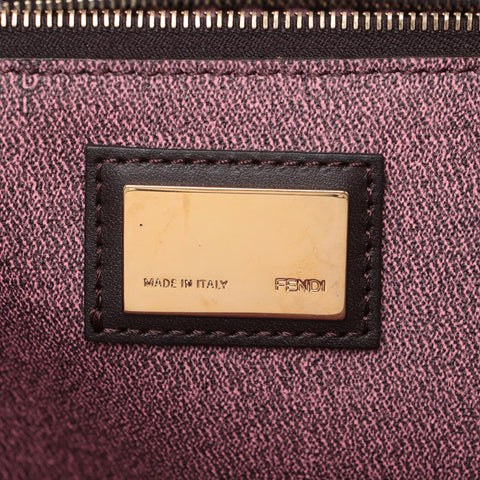 FENDI Zucca PVC Tote Bag Brown WS15679
