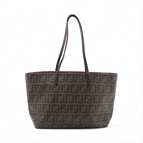 FENDI Zucca PVC Tote Bag Brown WS15679