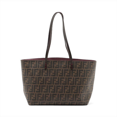 FENDI Zucca PVC Tote Bag Brown WS15679