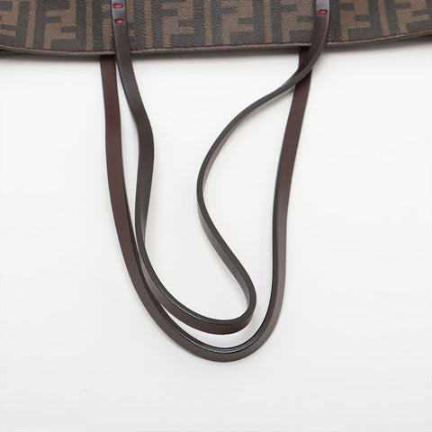 FENDI Zucca PVC Tote Bag Brown WS15679