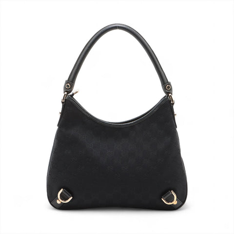 GUCCI GG canvas Shoulder Bag black WS15681