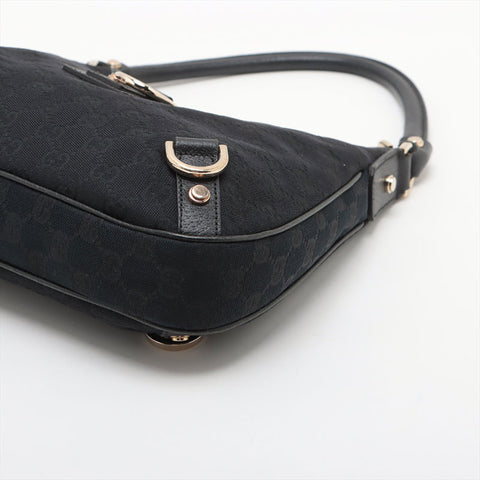 GUCCI GG canvas Shoulder Bag black WS15681