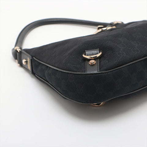 GUCCI GG canvas Shoulder Bag black WS15681