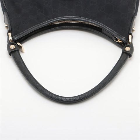GUCCI GG canvas Shoulder Bag black WS15681
