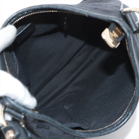 GUCCI GG canvas Shoulder Bag black WS15681