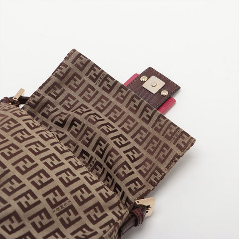 FENDI Zucchino Mamma Mini Handbag beige WS15683