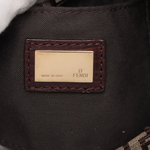FENDI Zucchino Mamma Mini Handbag beige WS15683
