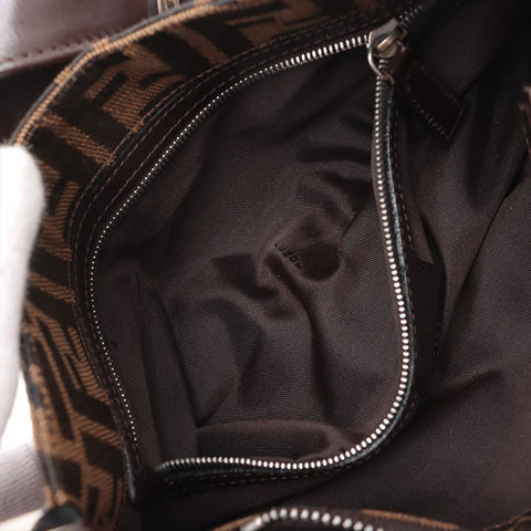 FENDI Zucca Mama Shoulder Bag Brown WS15688