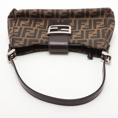 FENDI Zucca Mama Shoulder Bag Brown WS15688