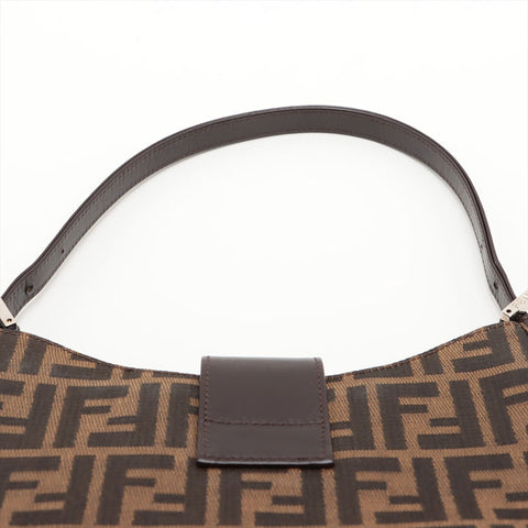 FENDI Zucca Mama Shoulder Bag Brown WS15688