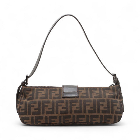 FENDI Zucca Mama Shoulder Bag Brown WS15689