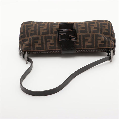 FENDI Zucca Mama Shoulder Bag Brown WS15689