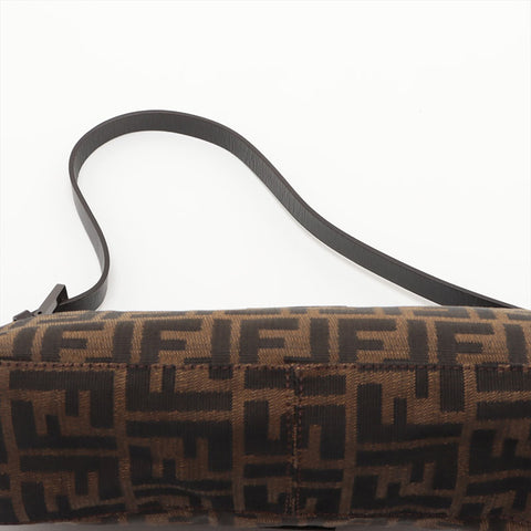 FENDI Zucca Mama Shoulder Bag Brown WS15689