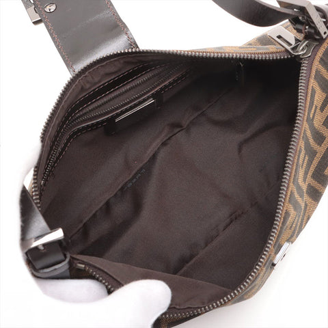 FENDI Zucca Mama Shoulder Bag Brown WS15689