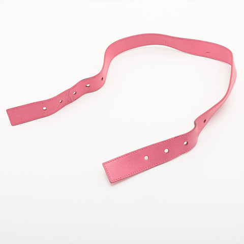 FENDI Zucca Mamma 2way Pink Shoulder Bag Brown WS15691